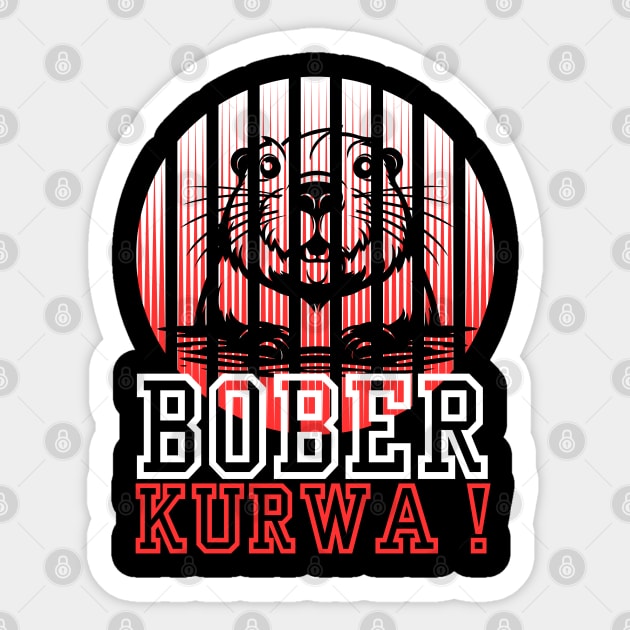 bober kurwa Sticker by AmelieDior